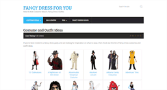 Desktop Screenshot of fancydressforyou.co.uk